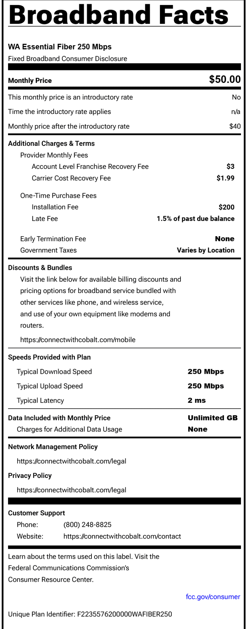 CobaltConnectInternet-WAEssentialFiber